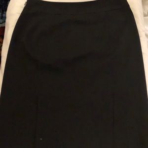 Banana Republic Black pencil skirt with stretch wide waistband GUC size 8